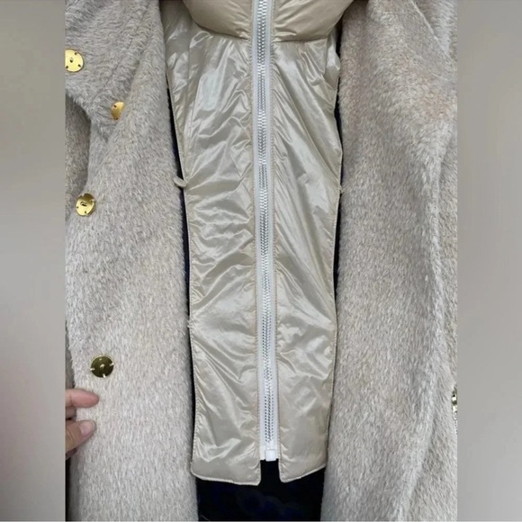 Trina Turk alpaca /wool autumn turtleneck coat size 12 - Picture 8 of 16